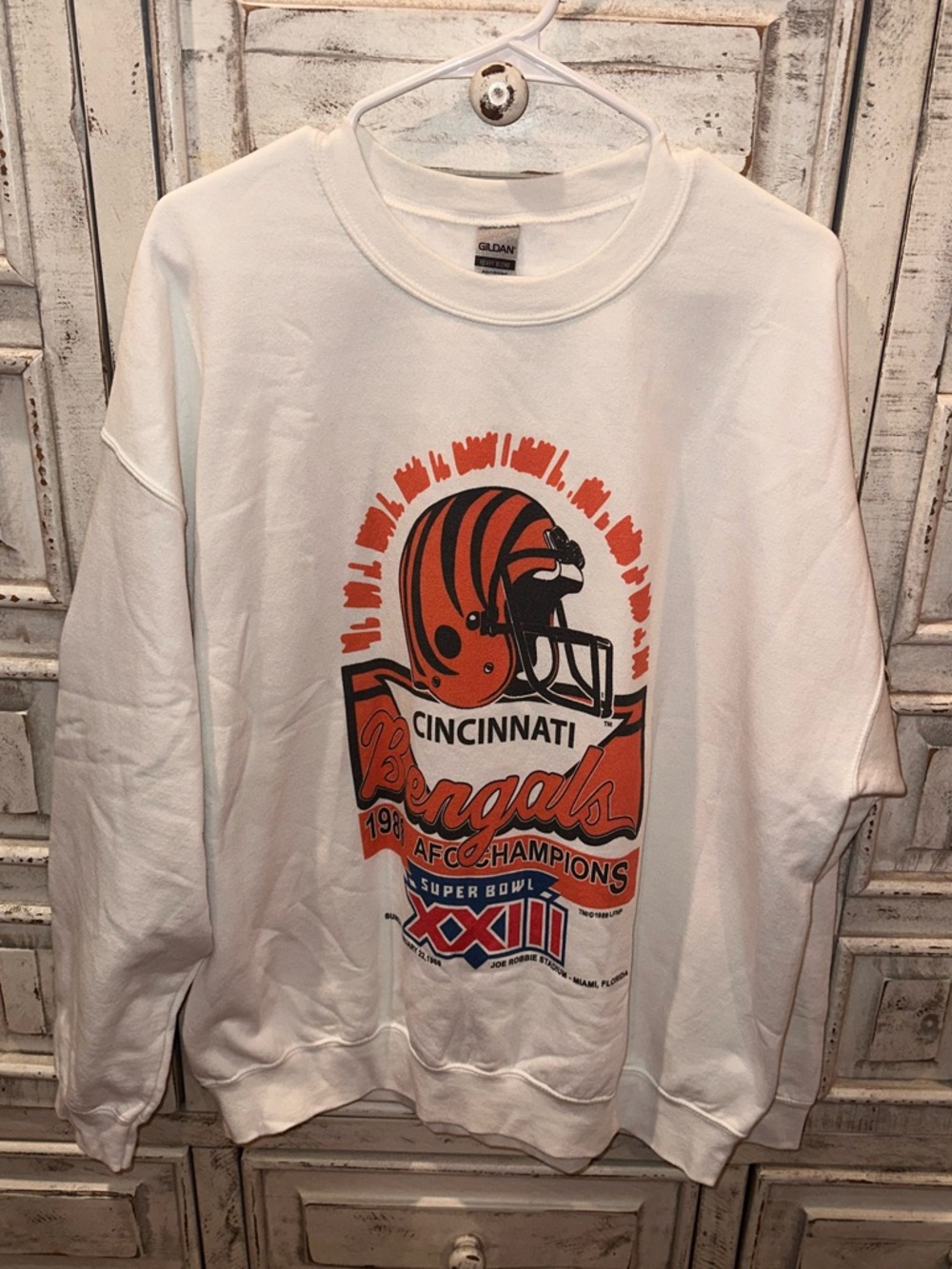 Cincinnati bengals Super Bowl sweatshirt